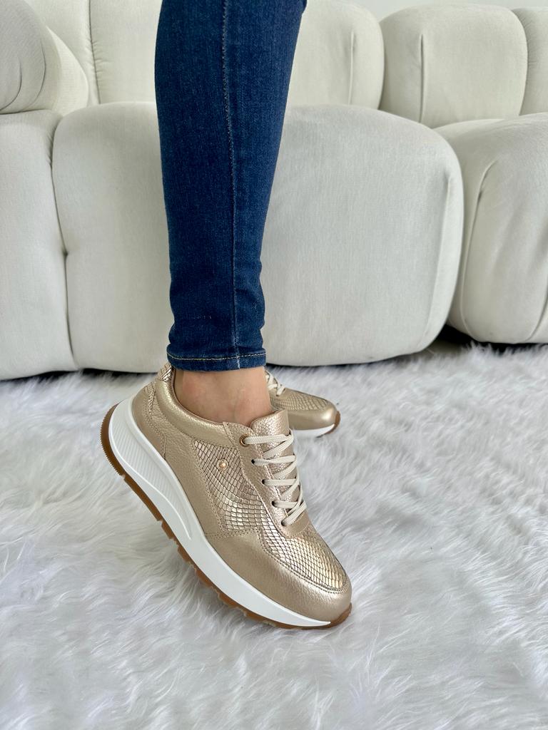 Tenis en cuero Serra