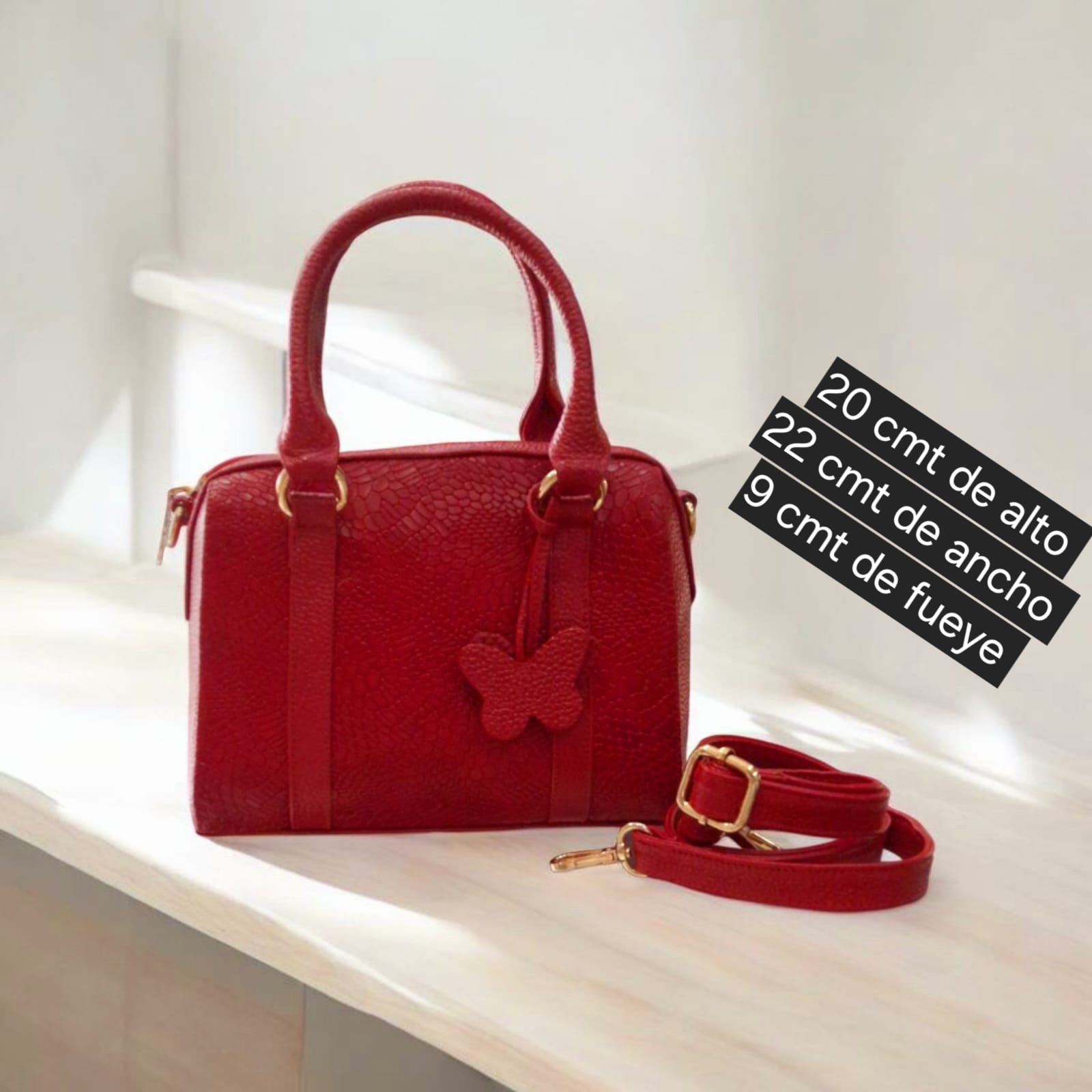 Bolso en cuero Amour