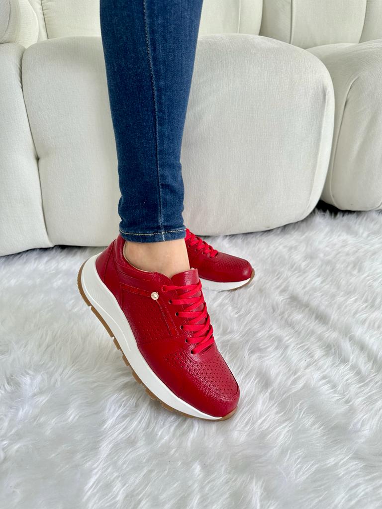 Tenis en cuero Amour